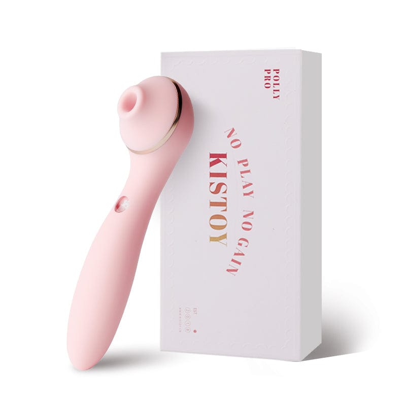 Kistoy Polly PRO 在应用程序中吸吮强吸力加热振动器为她
