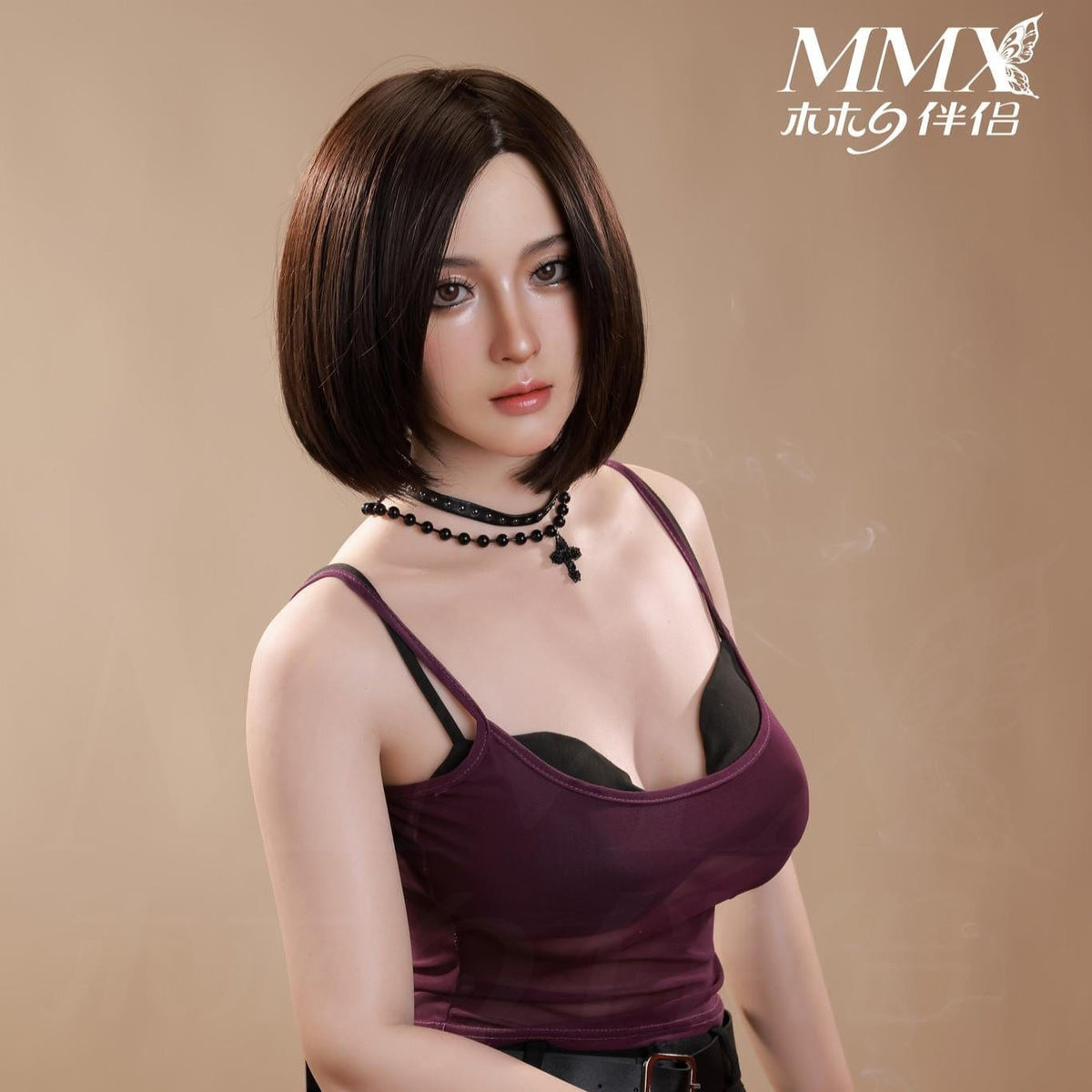 MMX Doll Full  Silicone Companion Doll, 165cm - Type B, Mengqi (with partial skin texture)