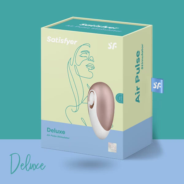 Satisfyer Deluxe Air Pulse Clitoral Stimulator | 11 Intensities | Waterproof & Rechargeable 女性气压脉冲阴蒂刺激器|11档强度