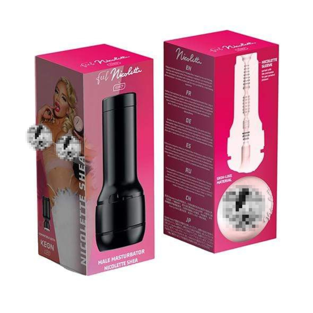 Kiiroo - Stars Collection Strokers Feel Nicolette Shea Masturbator (Black)