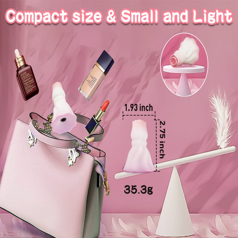 Yeain Stimulating Nipple Vibrator, Manual Suction Teasing Rose-Shaped Adult Pleasure Toy