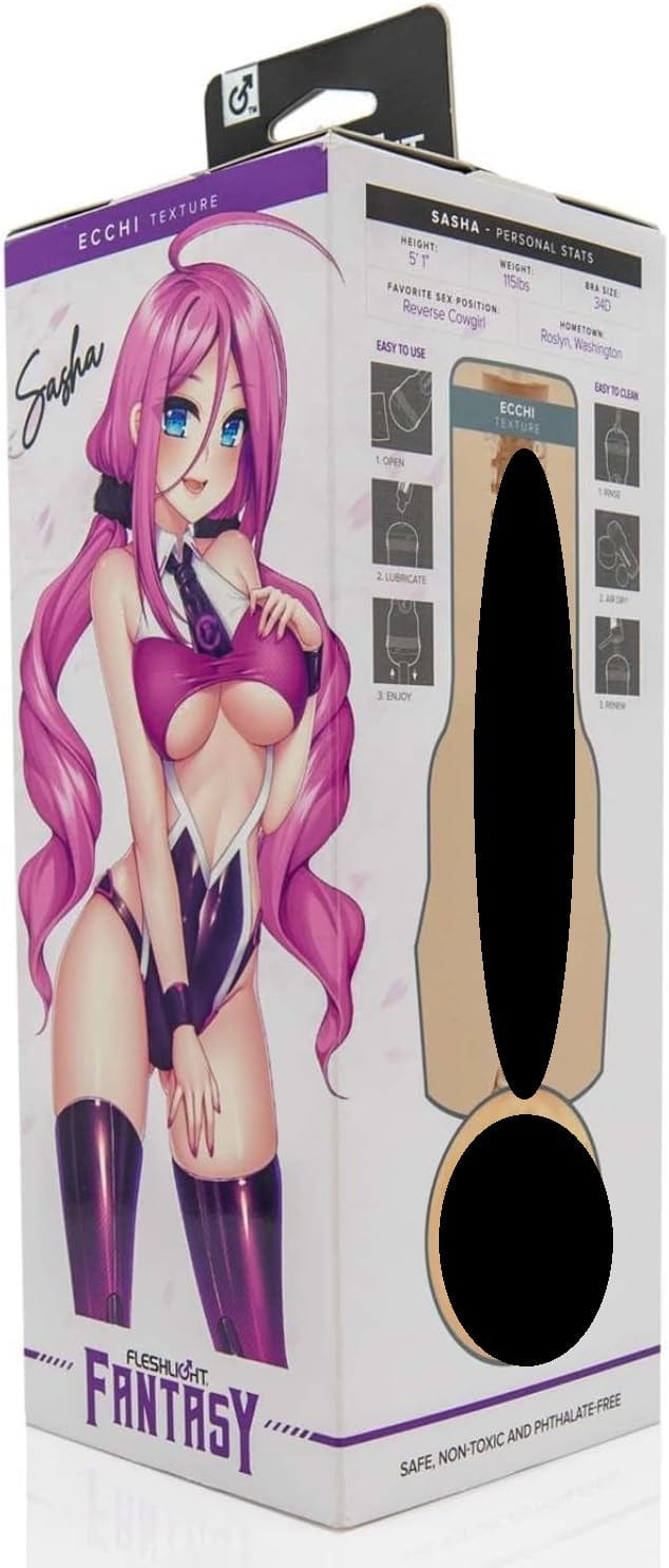 Fleshlight Fantasy Sasha Nakamoto Ecchi Hentai Male Masturbator