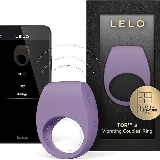 LELO TOR 3 Vibrating Couples Ring Waterproof & Rechargeable