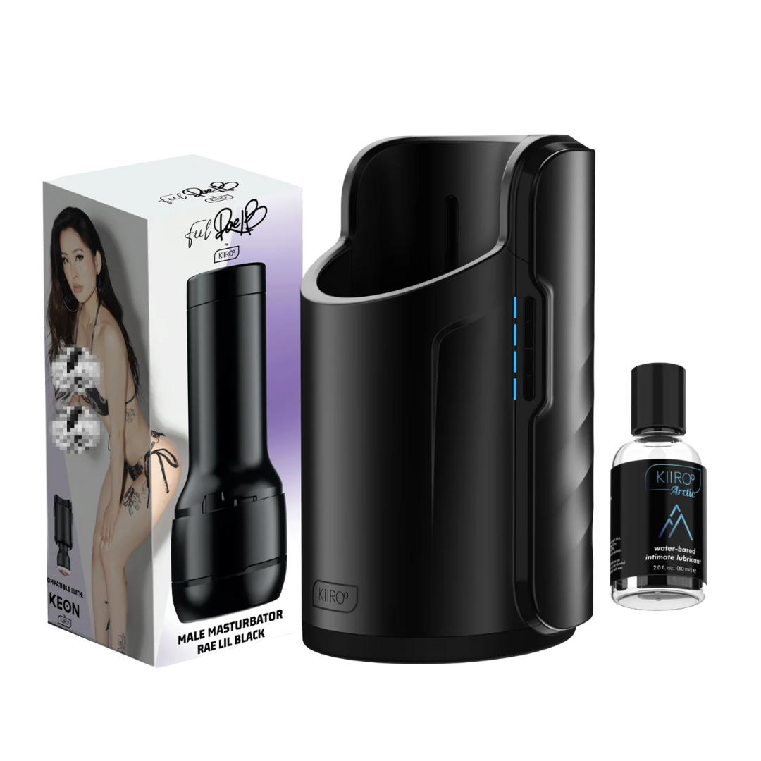Kiiroo Feel Stroker - Rae Lil Black Male Masturbator 手淫器 - 雷莉·布莱克