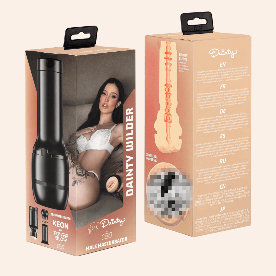 Kiiroo Feel Stroker - Dainty Wilder Male Masturbator 触感手淫器