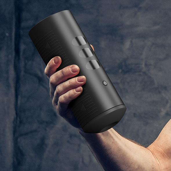 Kiiroo - Titan Interactive Vibrating Masturbator Stroker (Black)