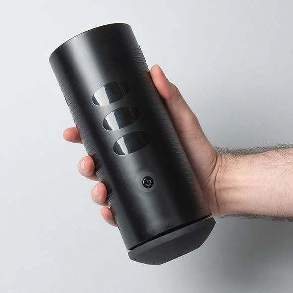 Kiiroo - Titan Interactive Vibrating Masturbator Stroker (Black)