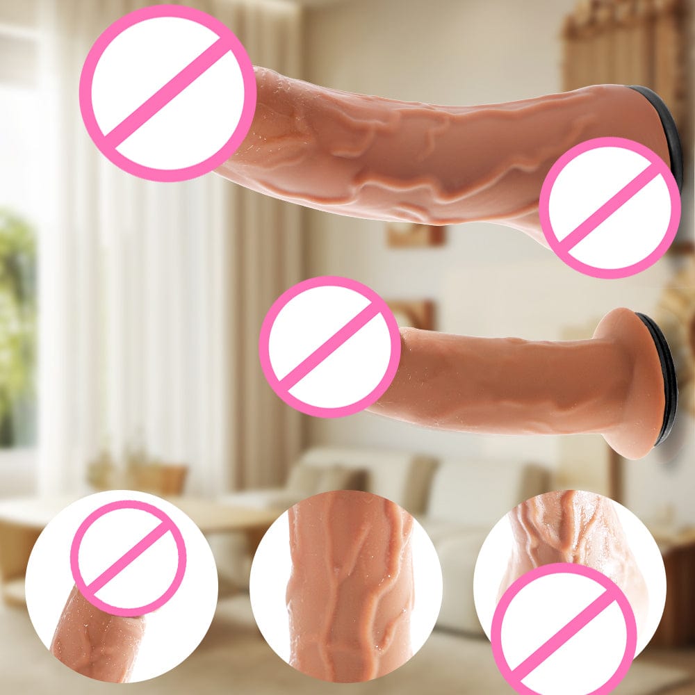 YEAIN Wearable Strap-On with Double Wings – Retractable Soft Flesh Dildo Electric Adult Sex Toy for Couples & Female Masturbation