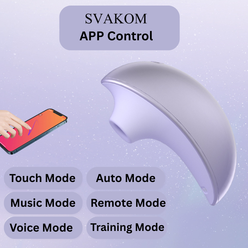 Svakom PULSE GALAXIE Pulse Stimulator with Starlight Projector 星唤吮吸器自慰器吮吸阴蒂女性调情趣成人玩具床上用品