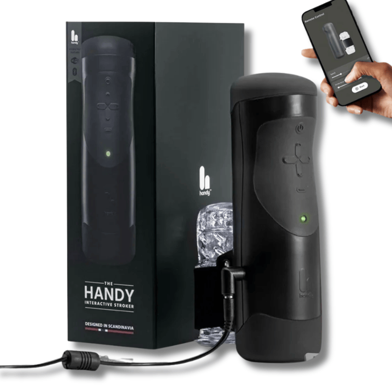 The Handy - App Controlled Interactive Bluetooth Stroker Male Masturba The Handy - App Controlled Interactive Bluetooth Stroker Male Masturba