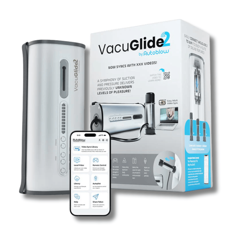 Autoblow - Vacuglide 2 by Autoblow: Suction-Aided Milking Machine (Silver)