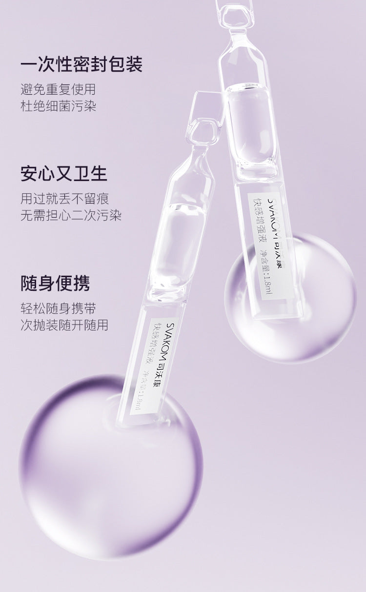 Svakom Female Arousal Gel (10-Pack) – Hormone-Free, Gentle Formula with Cooling & Warming Sensation