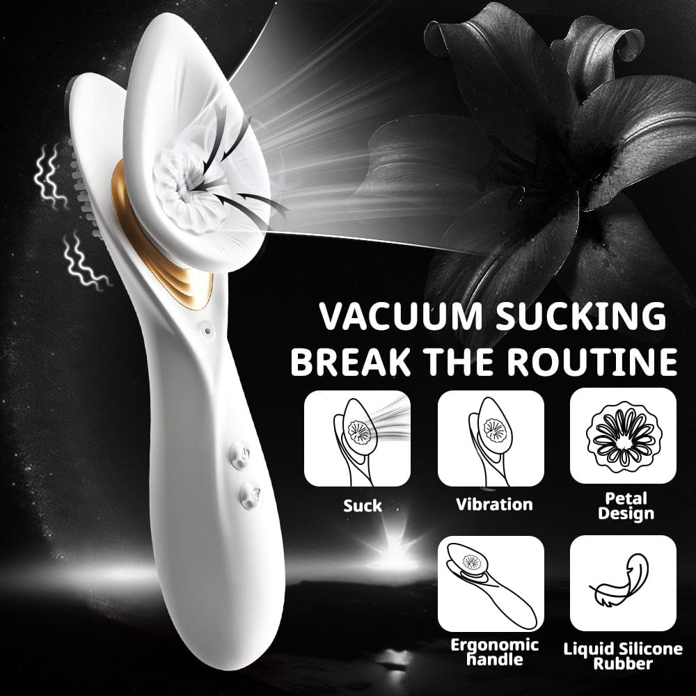 Yeain Fragrance Kiss Vacuum Suction Vibrator – Women's Adult Intimate Pleasure Toy 夜樱跨境抚香花真空吮吸震动成人情调趣玩具自慰器女用情性趣