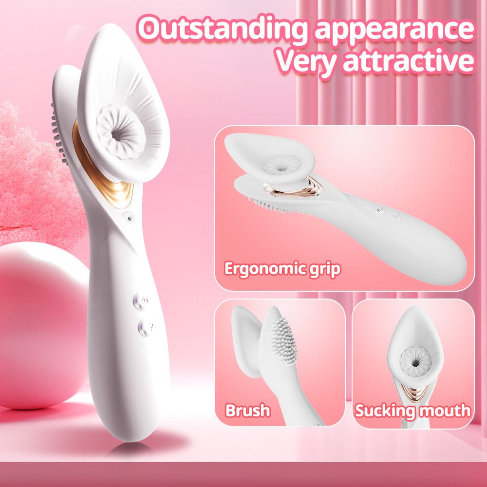 Yeain Fragrance Kiss Vacuum Suction Vibrator – Women's Adult Intimate Pleasure Toy 夜樱跨境抚香花真空吮吸震动成人情调趣玩具自慰器女用情性趣