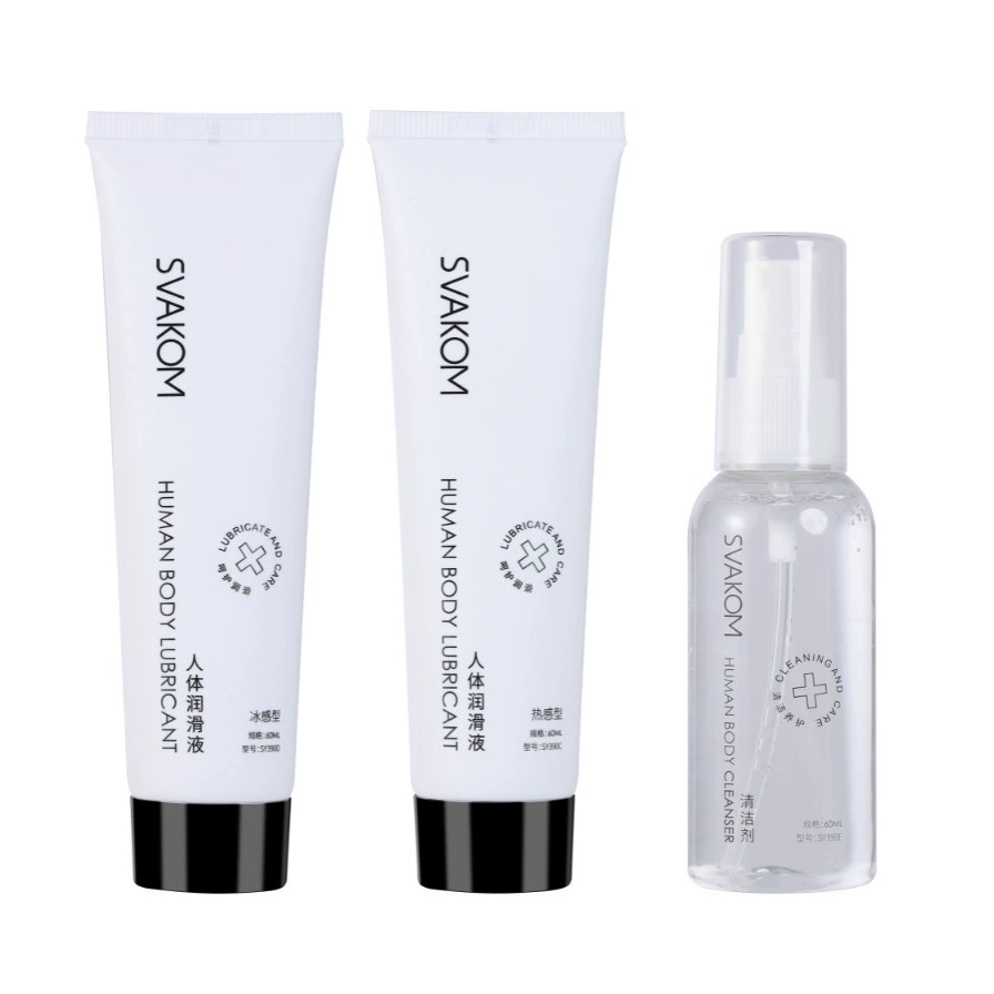 Svakom 60ml Water-Based Intimate Lubricant (Cooling & Warming) & Cleaner – For Couples & Solo Use 司沃康 60ml 水基私密润滑液(冰感 & 热感)& 清洁液 – 适合夫妻与独处使用