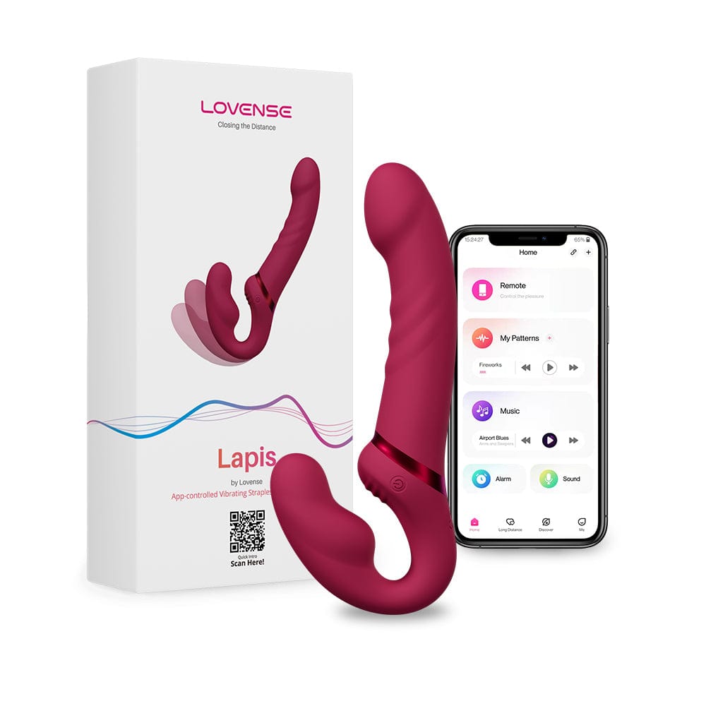 Lovense - Lapis App-Controlled Strapless Strap-On