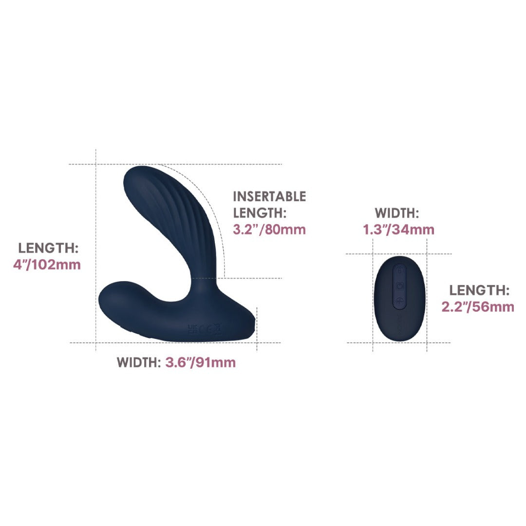 SVAKOM Vick Neo 2 App-Controlled Heating Prostate Vibrator SVAKOM Vick Neo 2 应用程序控制加热前列腺振动器