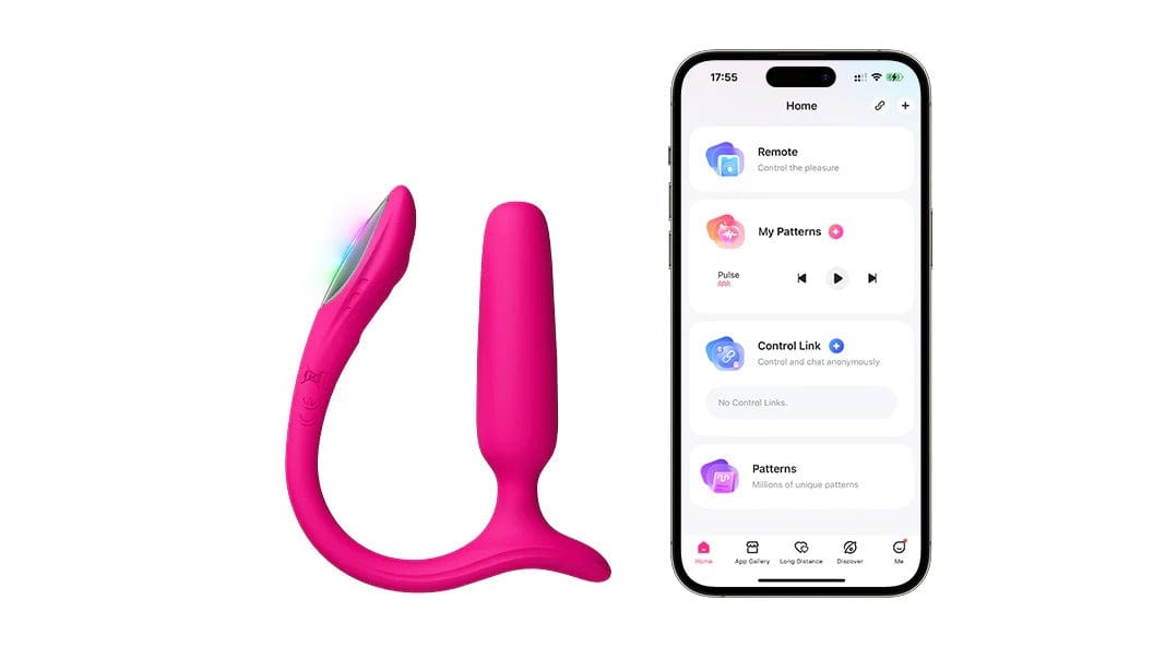 Lovense - Lush Anal Vibrating Butt Plug (Pink)