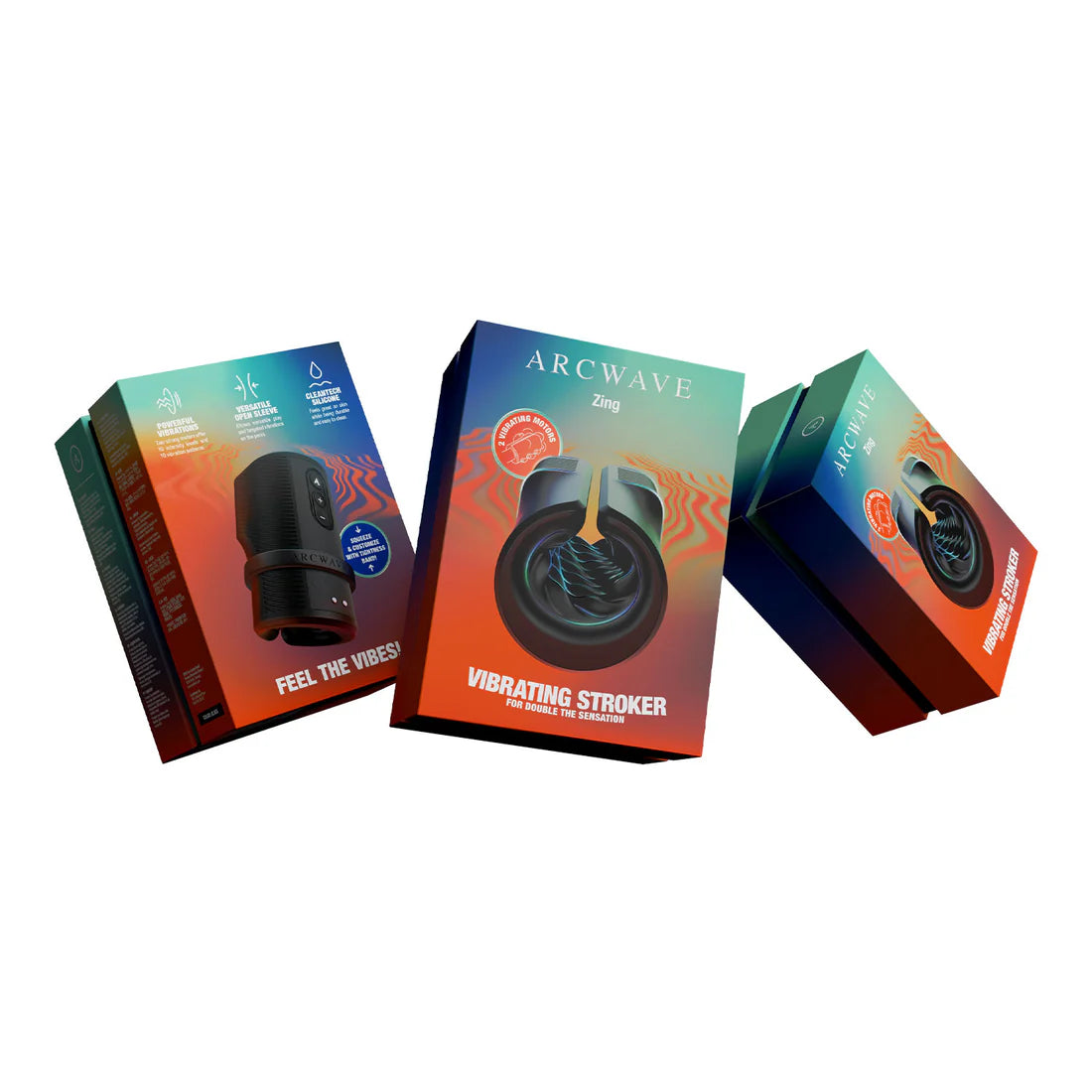 Arcwave Zing Dual-Motor Vibrating Stroker - Compact Precision Pleasure Device