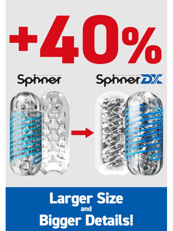 TENGA SPINNER DX Reusable Enhance Spiral-Motion Male Masturbator/Stroker NIB NWT 释放感官的旋风快感