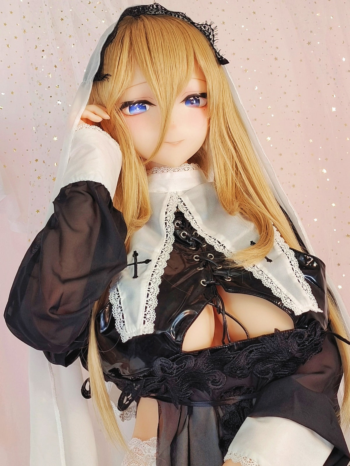 Aotume Doll Anime Waifu Realistic Real Doll 155cm H-cup Head#83 Cospaly Nun Anime