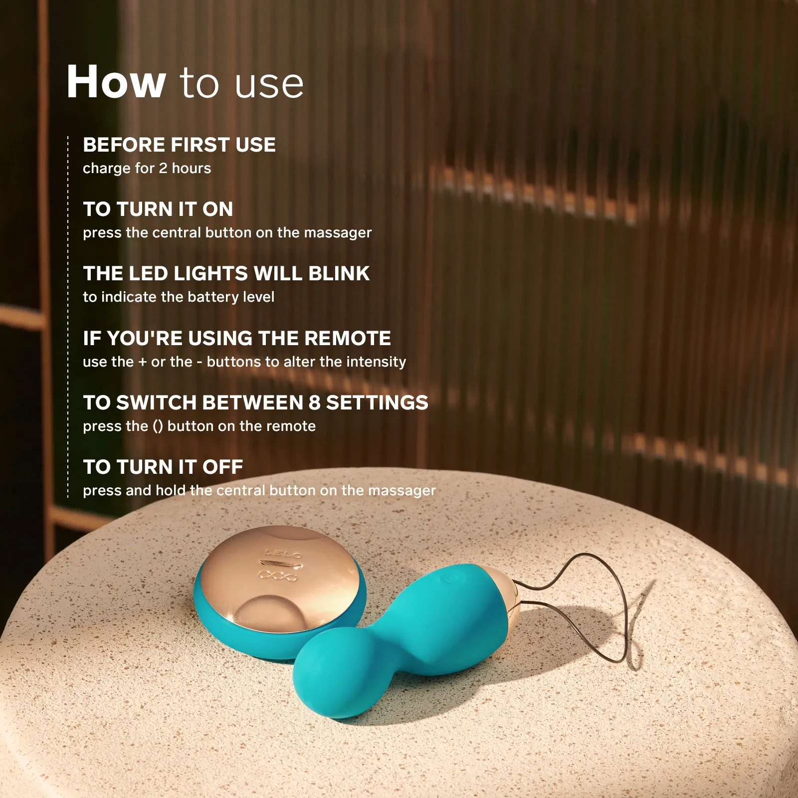 Lelo Hula Beads in Ocean Blue and Deep Rose ้ๆงๅฟซๆ้ฐ้็ๆฌ็ฆ็