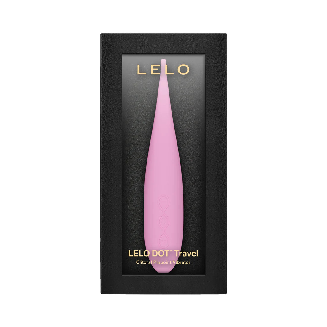Lelo - Dot Travel Rechargeable Clitoral Pinpoint Vibrator Purple and Pink
