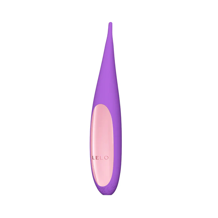 Lelo - Dot Travel Rechargeable Clitoral Pinpoint Vibrator Purple and Pink