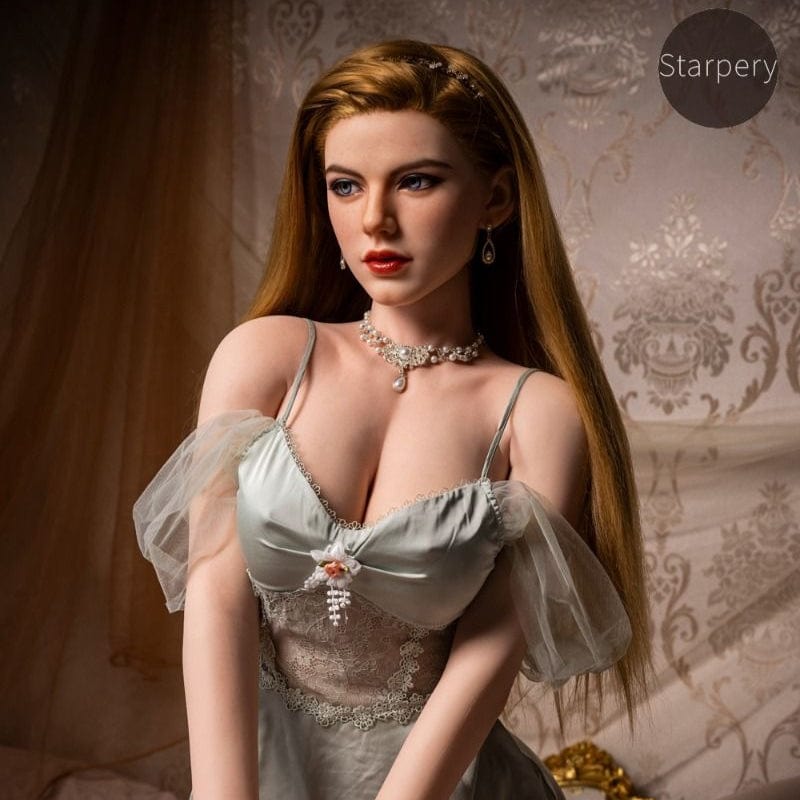 Starpery 167cm E cup Mira Blonde Hair Realistic Best Big Boobs Silicone Doll