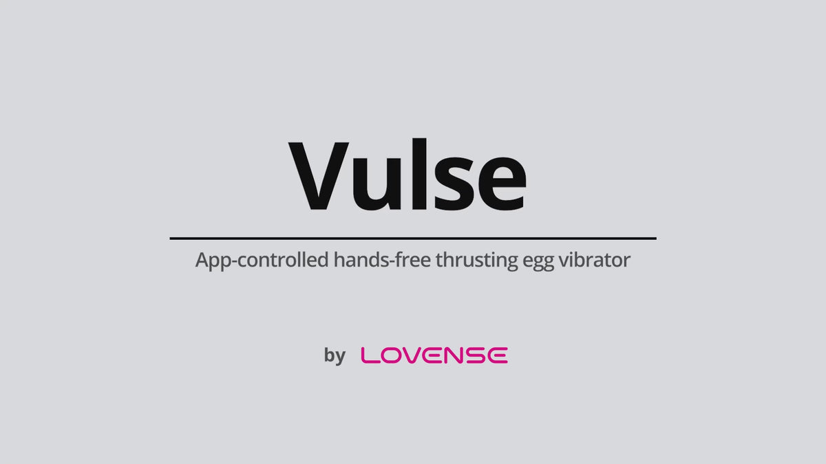Lovense - Vulse App-controlled hands-free thrusting egg vibrator