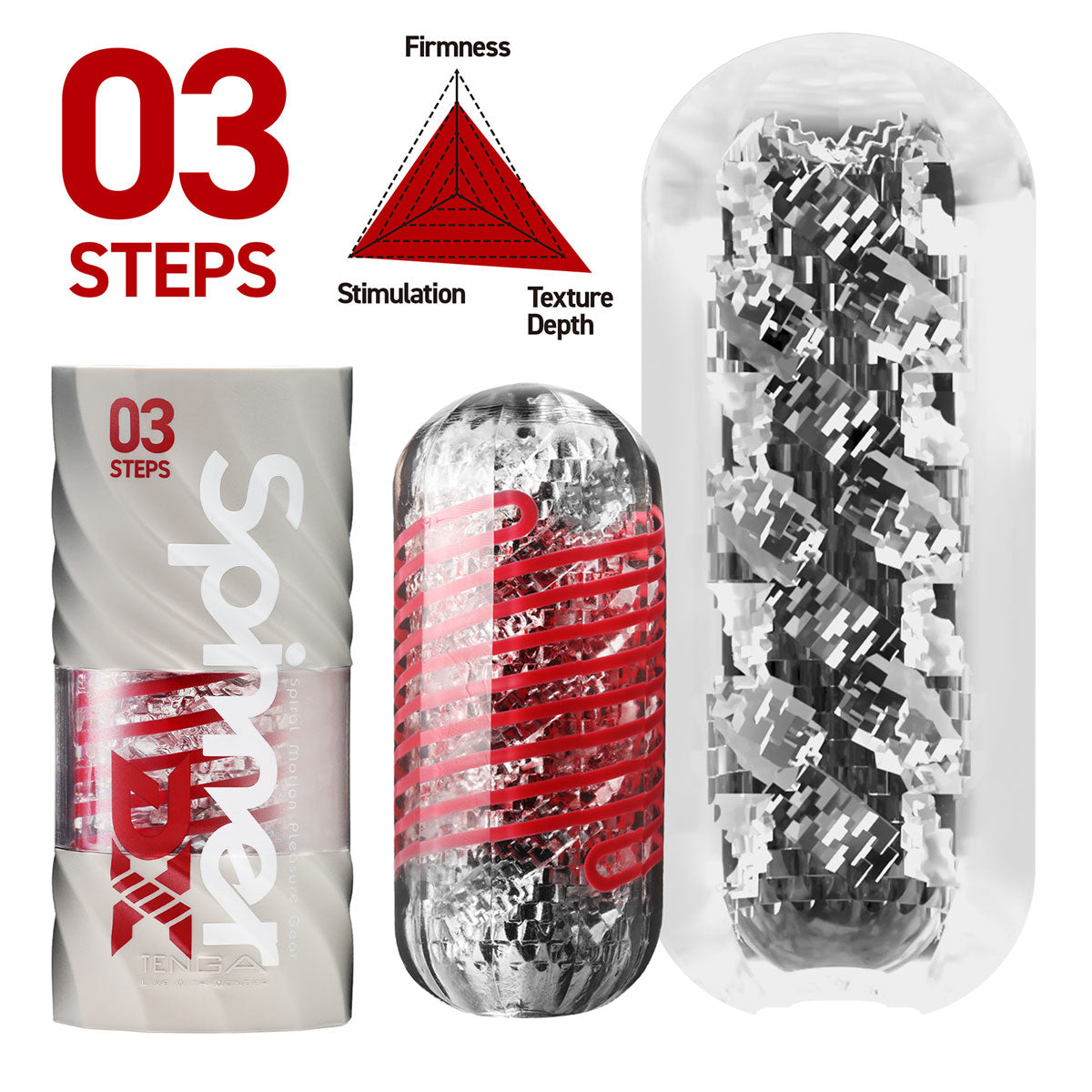 TENGA SPINNER DX Reusable Enhance Spiral-Motion Male Masturbator/Stroker NIB NWT 释放感官的旋风快感