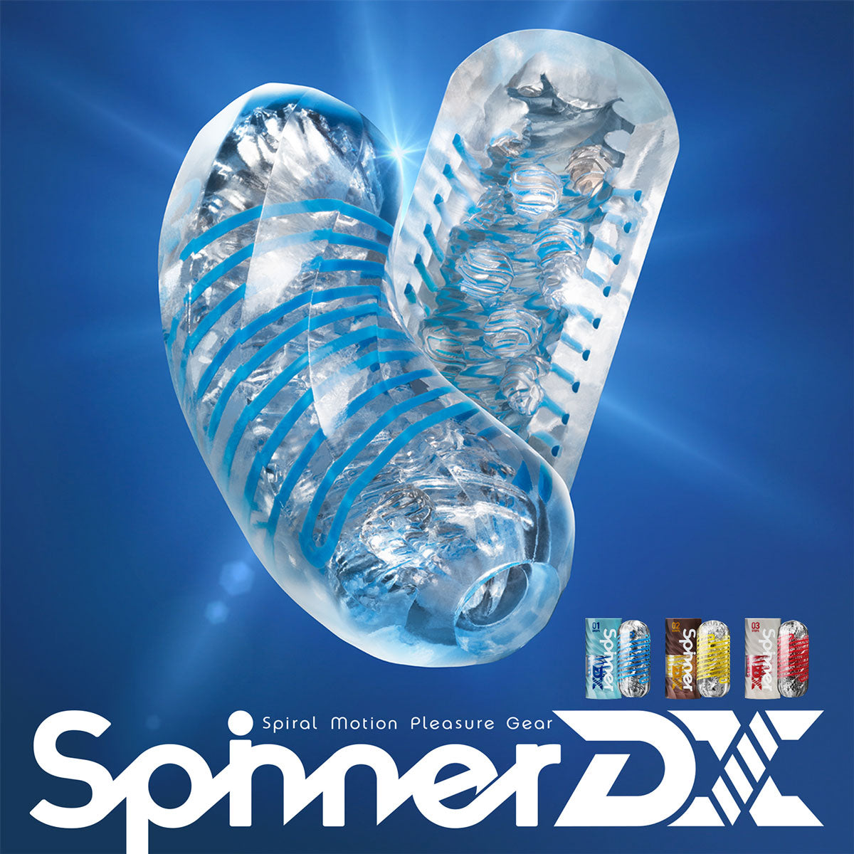 TENGA SPINNER DX Reusable Enhance Spiral-Motion Male Masturbator/Stroker NIB NWT 释放感官的旋风快感