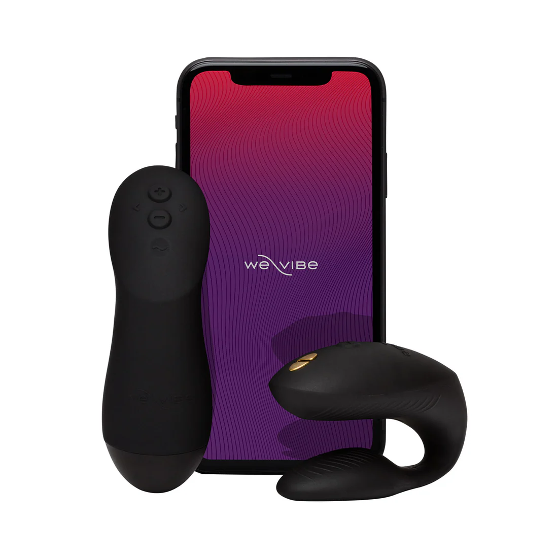 We-Vibe - Chorus Pro App-Controlled Couple Vibrator Electric Black / Pink