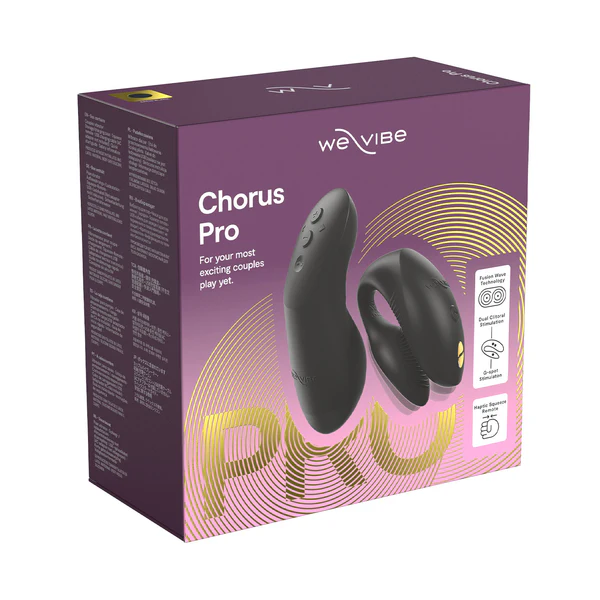 We-Vibe - Chorus Pro App-Controlled Couple Vibrator Electric Black / Pink