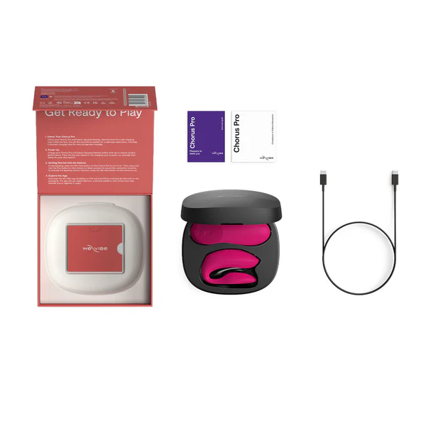 We-Vibe - Chorus Pro App-Controlled Couple Vibrator Electric Black / Pink