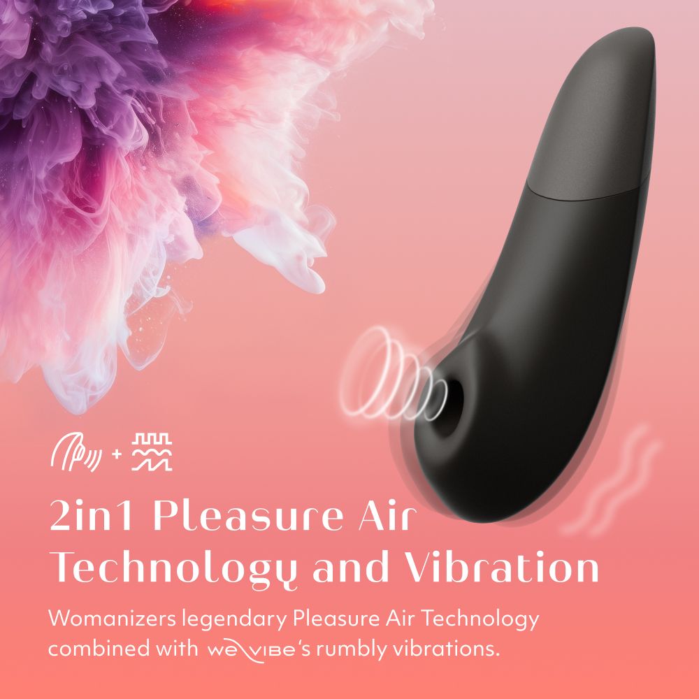 Womanizer Enhance 2-in-1 Clitoral Stimulator with Pleasure Air & Vibrations 双效阴蒂刺激器(气动吸吮 + 振动)