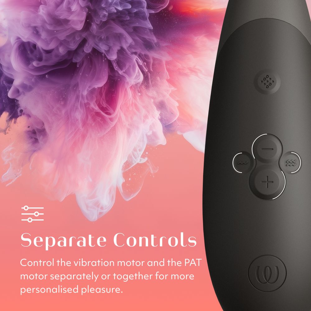 Womanizer Enhance 2-in-1 Clitoral Stimulator with Pleasure Air & Vibrations 双效阴蒂刺激器(气动吸吮 + 振动)