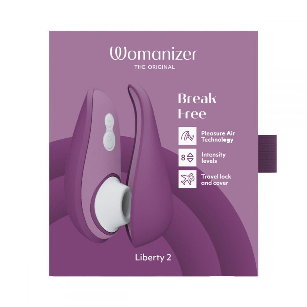 Womanizer - Liberty 2 可充电阴蒂刺激器,采用 Pleasure Air 技术 紫色