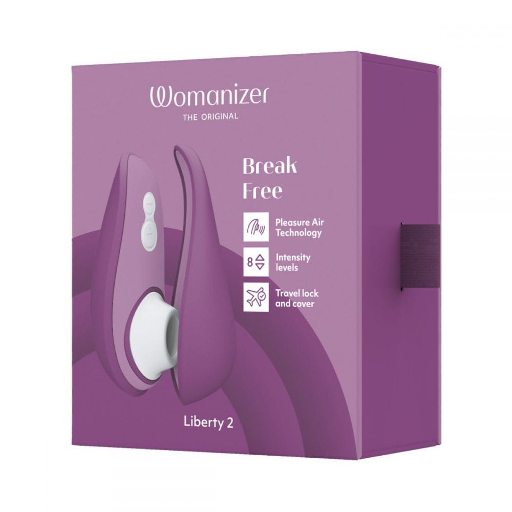 Womanizer - Liberty 2 可充电阴蒂刺激器,采用 Pleasure Air 技术 紫色