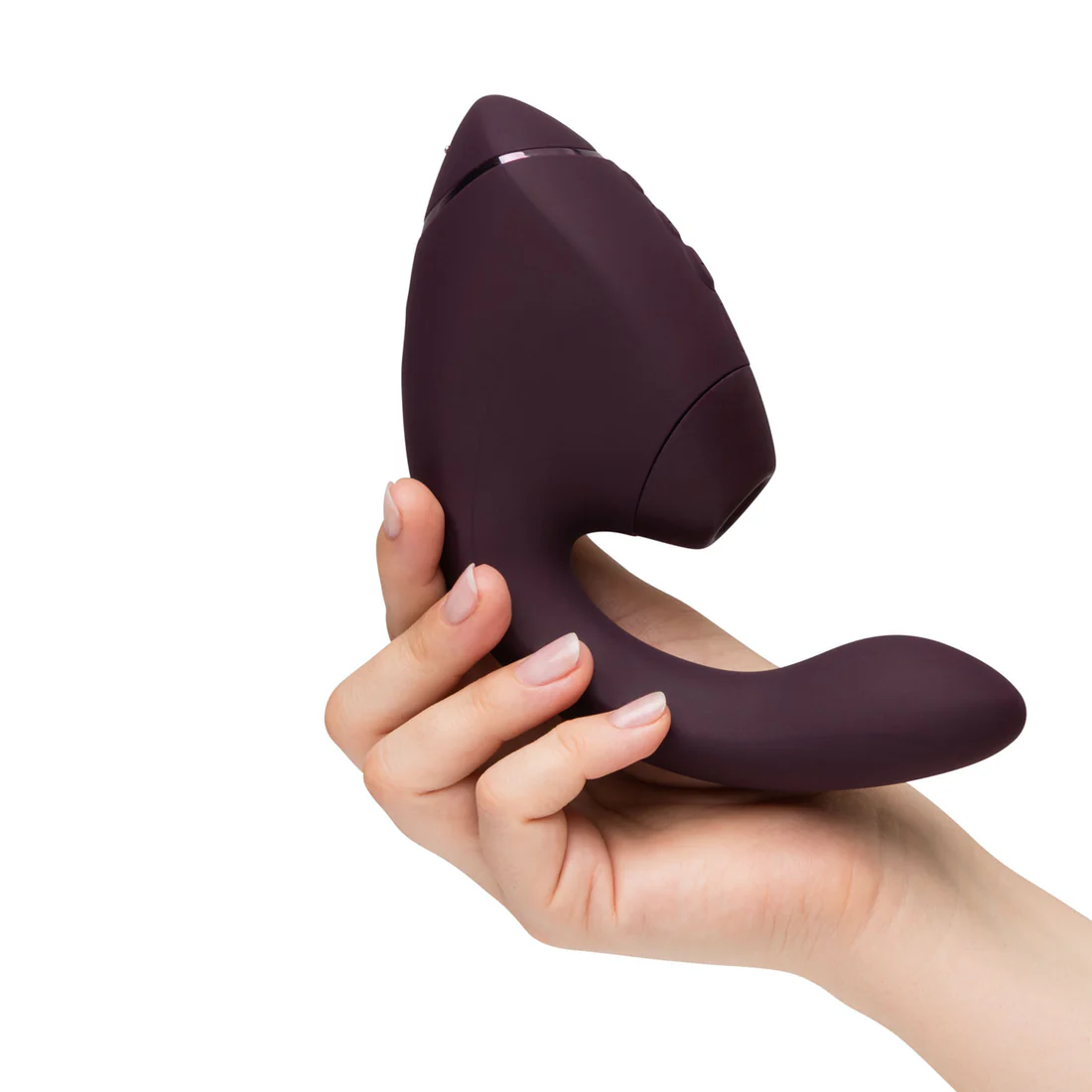 Womanizer - Next Duo Dual Stimulator with Pleasure Air Dark Purple and Dusky Pink