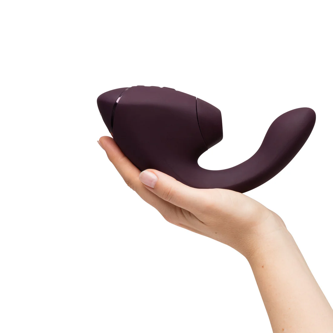 Womanizer - Next Duo Dual Stimulator with Pleasure Air Dark Purple and Dusky Pink
