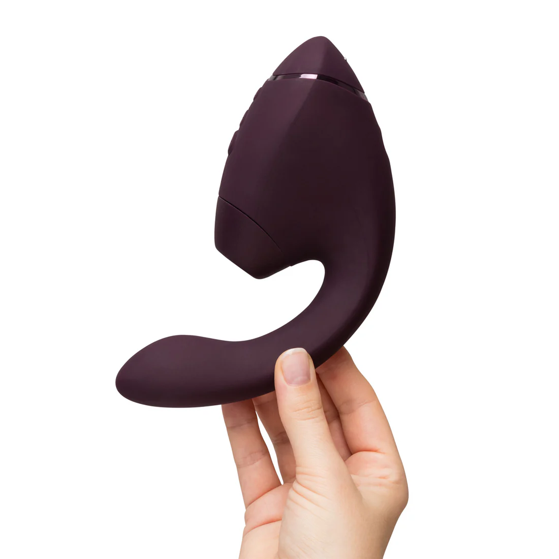 Womanizer - Next Duo Dual Stimulator with Pleasure Air Dark Purple and Dusky Pink