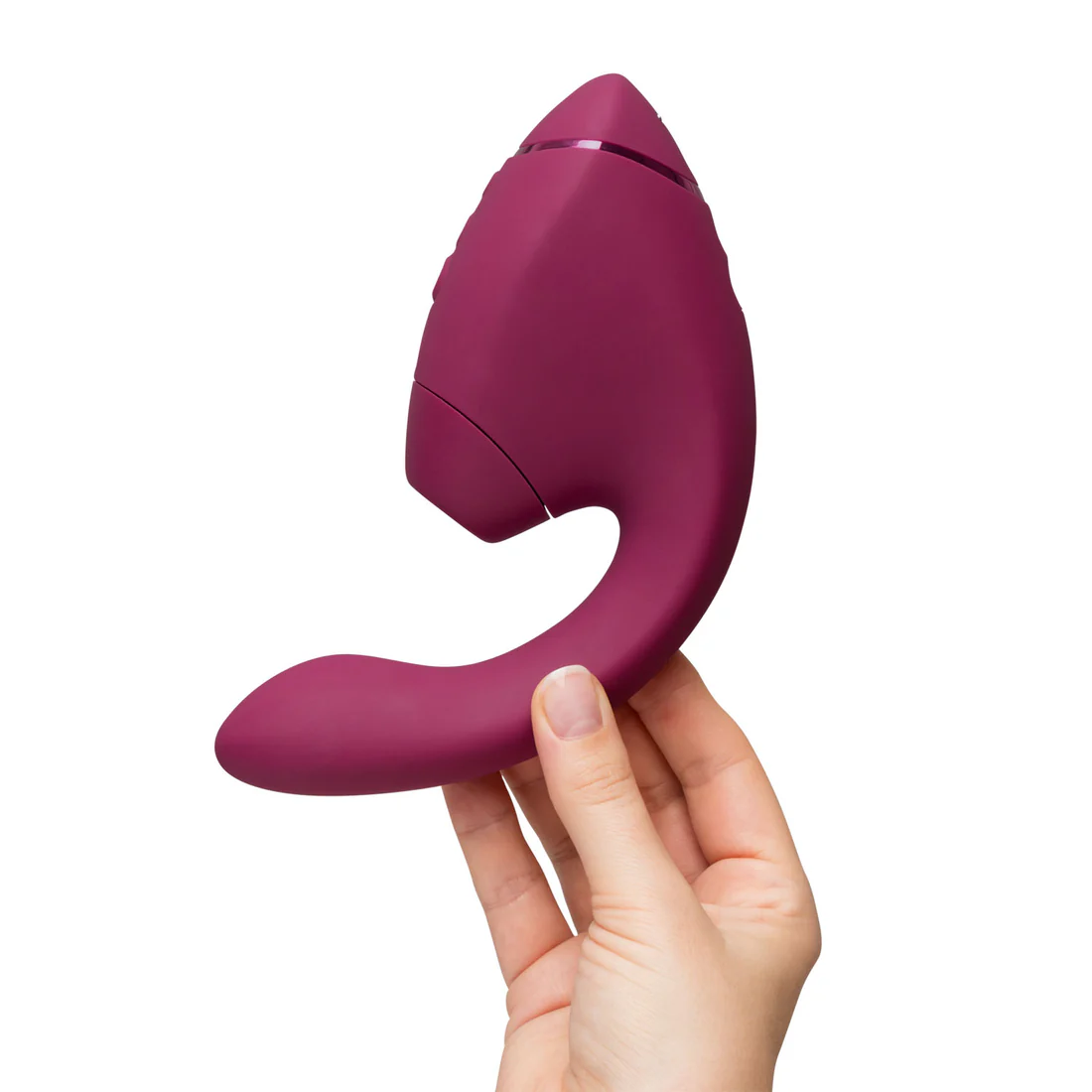 Womanizer - Next Duo Dual Stimulator with Pleasure Air Dark Purple and Dusky Pink