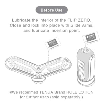 Tenga FLIP ZERO GRAVITY BLACK / WHITE