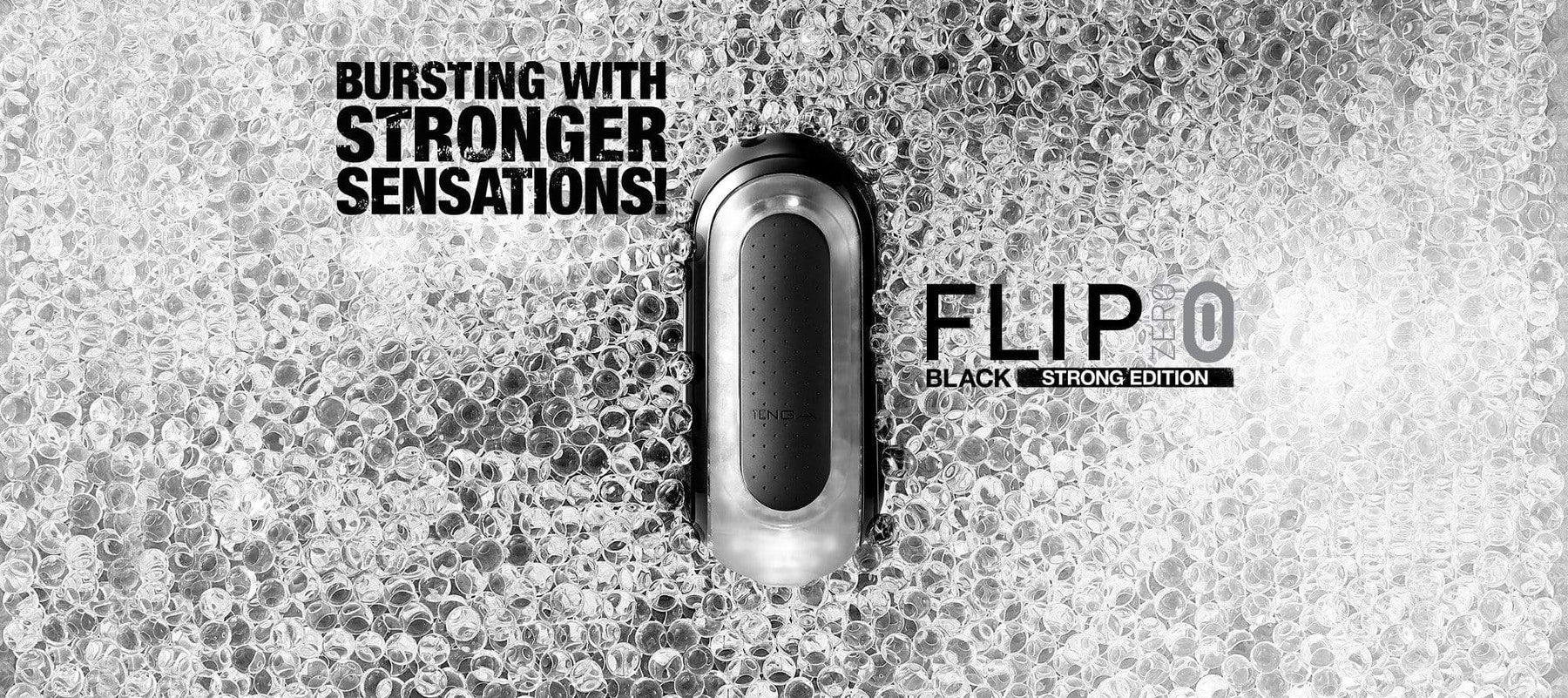 Tenga FLIP ZERO (Black / White)-Xsecret- Strive to protect your secret