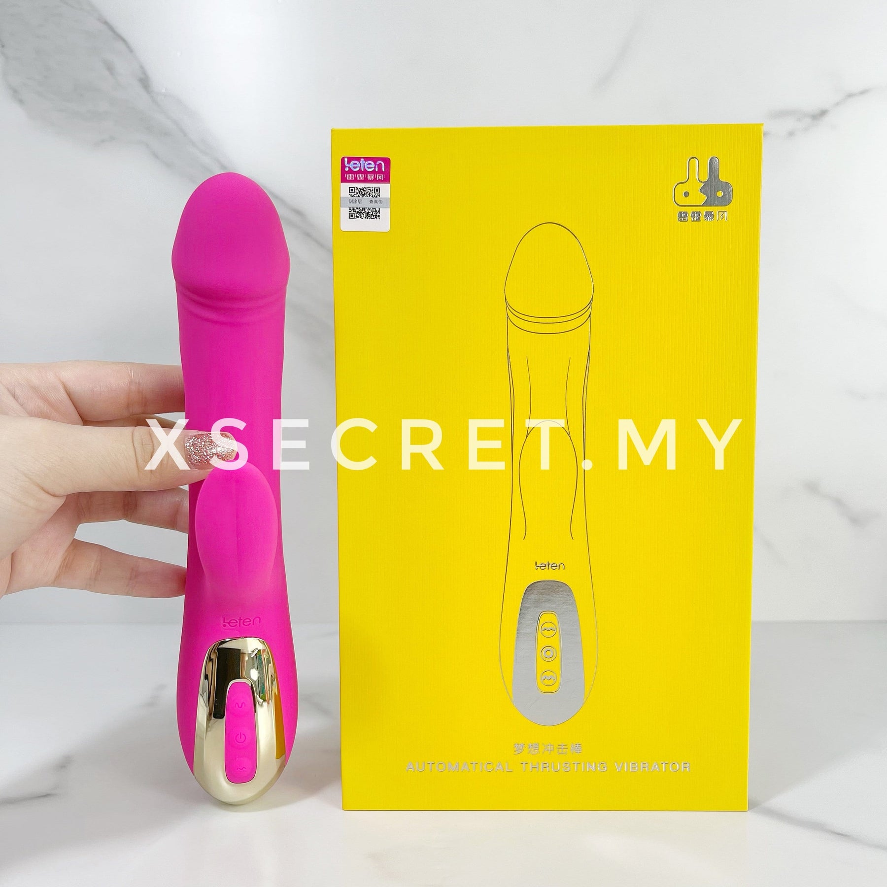 Leten 787 Dream Thursting 女性用自动加热振动器