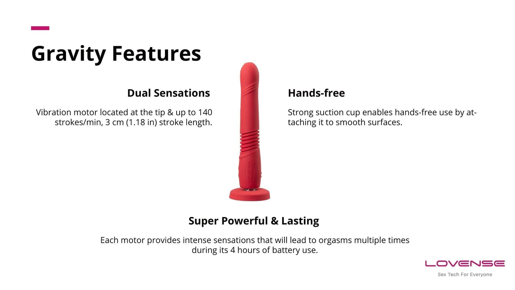 Lovense Gravity App dikawal, tujahan automatik & dildo bergetar