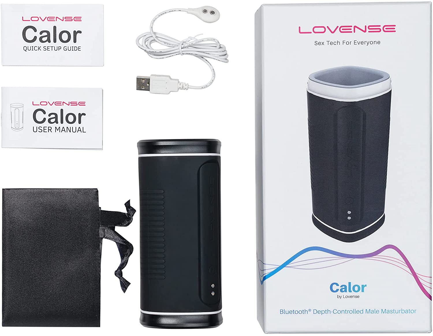 Lovense - Calor Depth-Controlled Heating Male Masturbator 深度控制加热男用自慰器