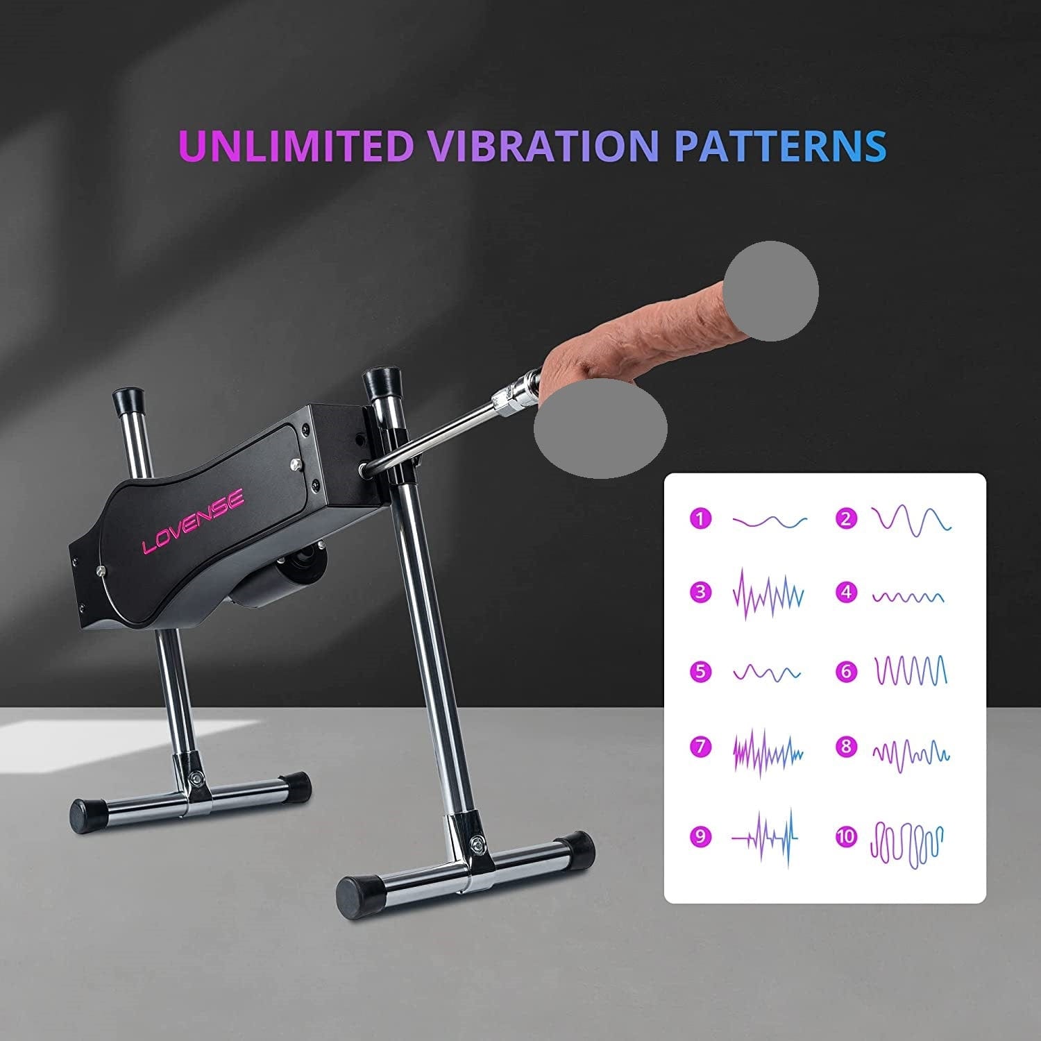 Lovense 性爱机器应用程序控制,极其强大且可调节