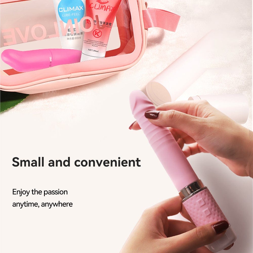 Yeain Pleasure II 便携式带加热功能的假阳具和吸力振动器防水